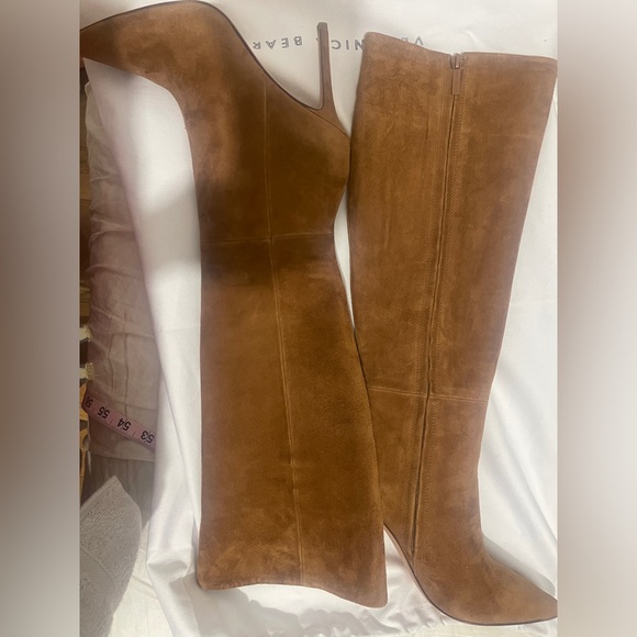 Veronica beard Lisa suede knees high boots - Picture 2 of 6